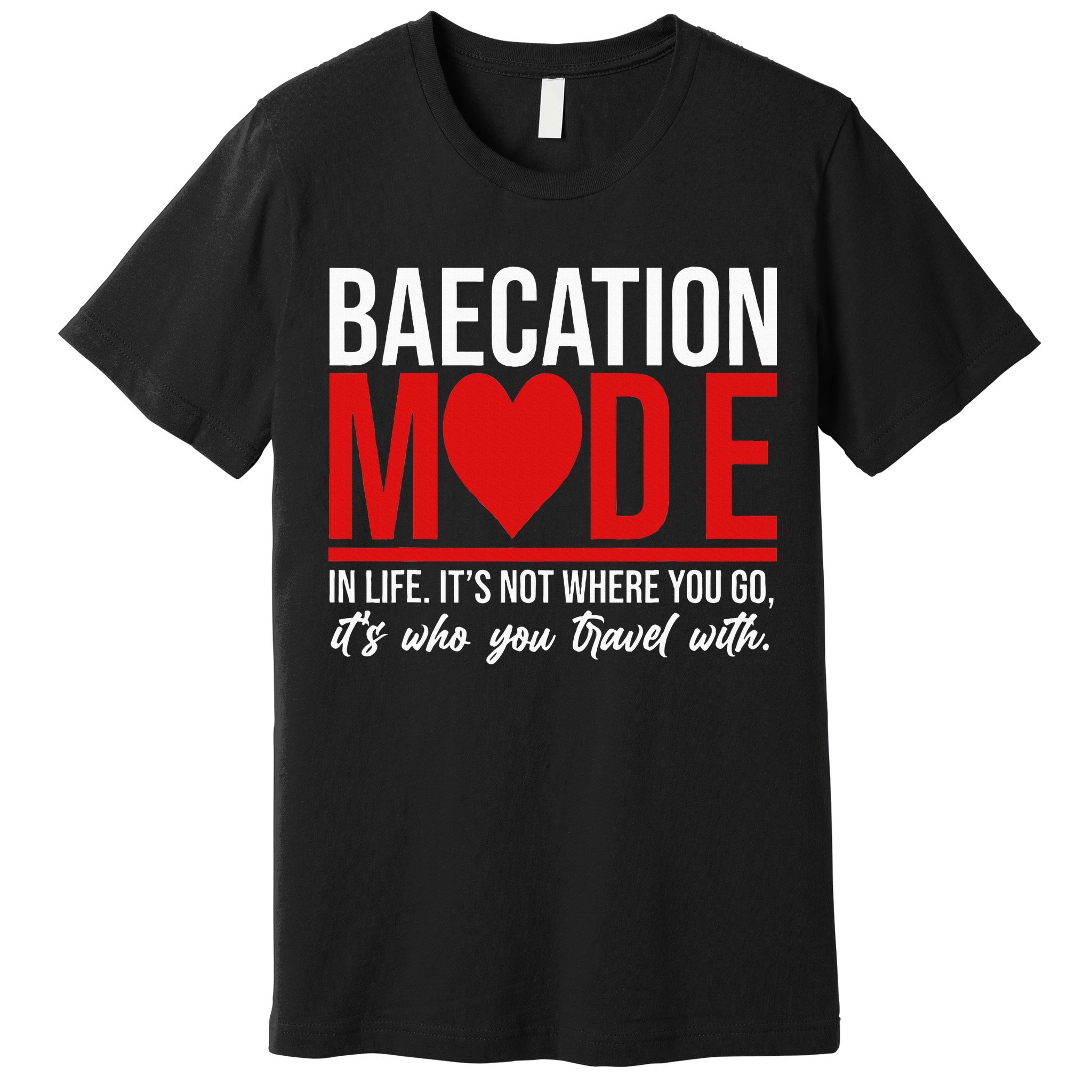 Cute Couples Trip Matching Vacation Baecation Vibes Gifts Premium T-Shirt