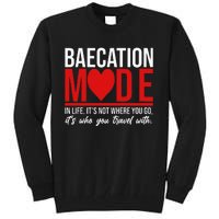 Cute Couples Trip Matching Vacation Baecation Vibes Gifts Tall Sweatshirt