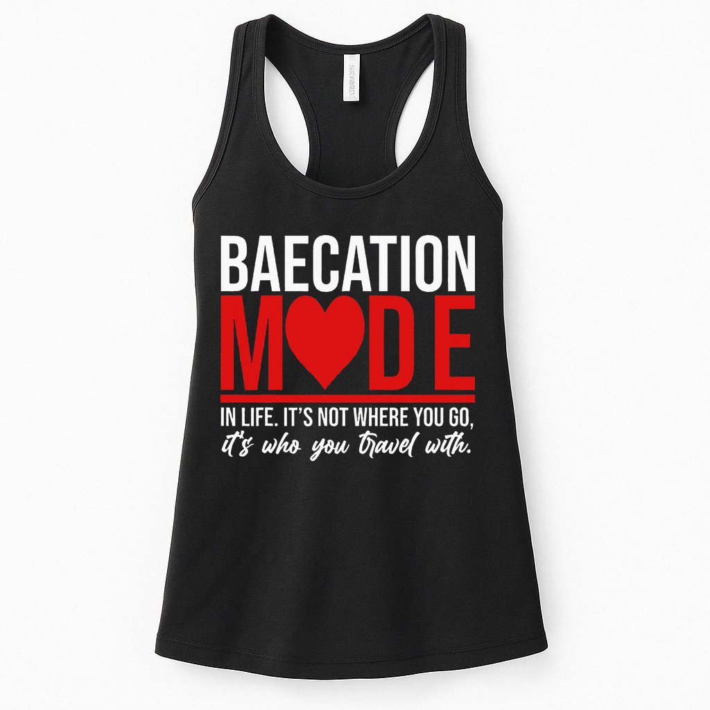 Cute Couples Trip Matching Vacation Baecation Vibes Gifts Womens Tank Top