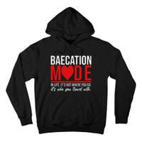 Cute Couples Trip Matching Vacation Baecation Vibes Gifts Tall Hoodie