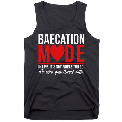 Cute Couples Trip Matching Vacation Baecation Vibes Gifts Tank Top