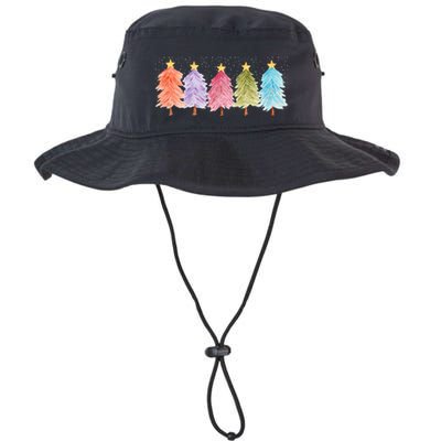 Colorful Christmas Tree Festive Holiday Bucket Hat