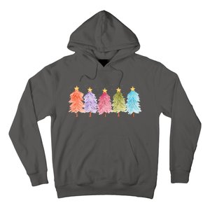 Colorful Christmas Tree Festive Holiday Hoodie