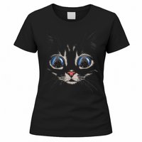 Cat Christmas Tree Reflection Women's T-Shirt