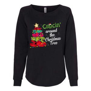 Crocs Christmas Tree Crocin Around The Christmas Tree Womens California Wash Sweatshirt