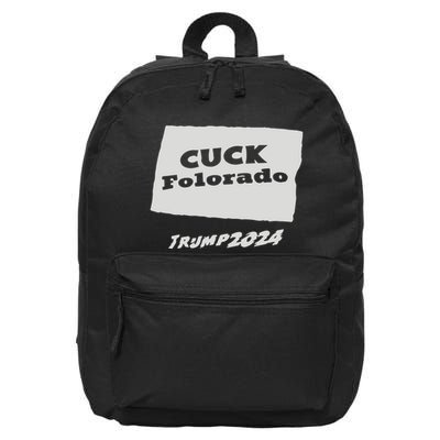 Cuck Colorado Trump 2024 16 in Basic Backpack