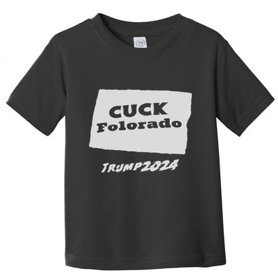 Cuck Colorado Trump 2024 Toddler T-Shirt