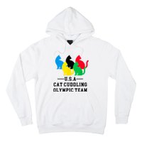 Cat Cuddling Team Hoodie