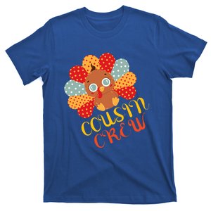 Cousin Crew Turkey Cute Family Thanksgiving Pajamas Matching Cool Gift T-Shirt