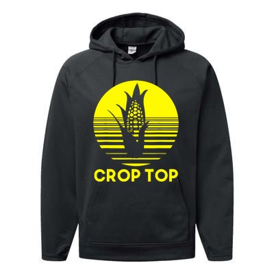 Corn Crop Top Performance Fleece Hoodie