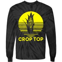 Corn Crop Top Tie-Dye Long Sleeve Shirt