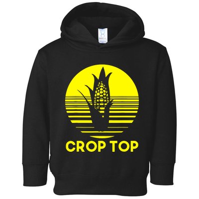 Corn Crop Top Toddler Hoodie