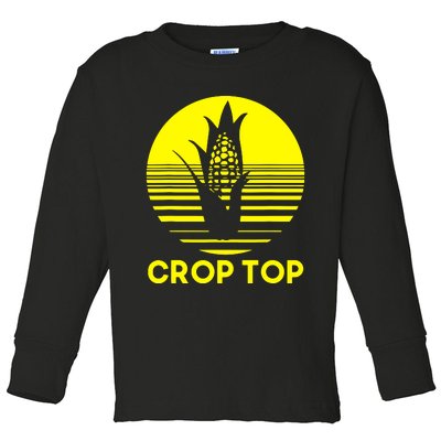 Corn Crop Top Toddler Long Sleeve Shirt