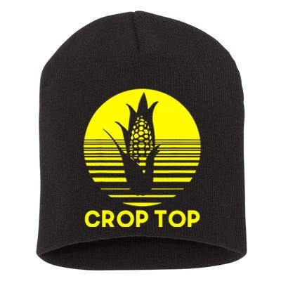 Corn Crop Top Short Acrylic Beanie