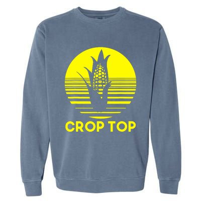 Corn Crop Top Garment-Dyed Sweatshirt