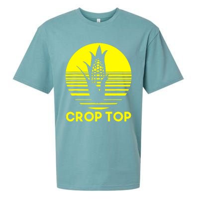 Corn Crop Top Sueded Cloud Jersey T-Shirt