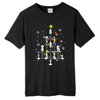 Chess Christmas Tree Xmas Chess Player Funny Funny Tall Fusion ChromaSoft Performance T-Shirt