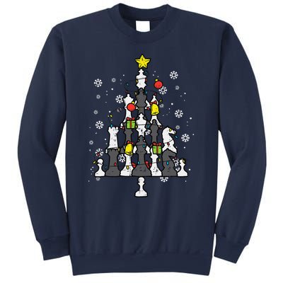 Chess Christmas Tree Xmas Chess Player Funny Funny Sweatshirt