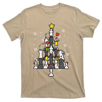 Chess Christmas Tree Xmas Chess Player Funny Funny T-Shirt