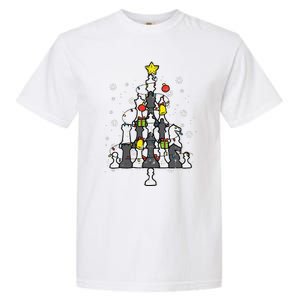 Chess Christmas Tree Xmas Chess Player Funny Funny Garment-Dyed Heavyweight T-Shirt