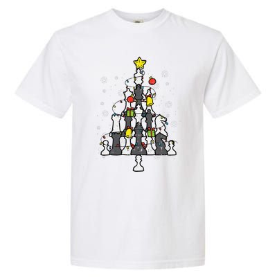 Chess Christmas Tree Xmas Chess Player Funny Funny Garment-Dyed Heavyweight T-Shirt