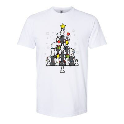 Chess Christmas Tree Xmas Chess Player Funny Funny Softstyle CVC T-Shirt