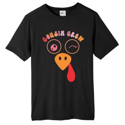 Cousin Crew Turkey Cute Retro Groovy Sunglasses Thanksgiving Gift Tall Fusion ChromaSoft Performance T-Shirt