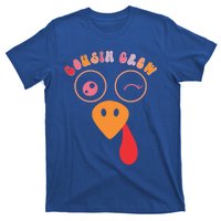 Cousin Crew Turkey Cute Retro Groovy Sunglasses Thanksgiving Gift T-Shirt