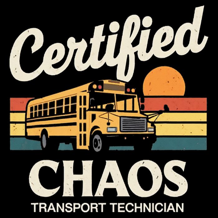 Certified Chaos Transport Technician School Bus Driver 16 in Basic Backpack