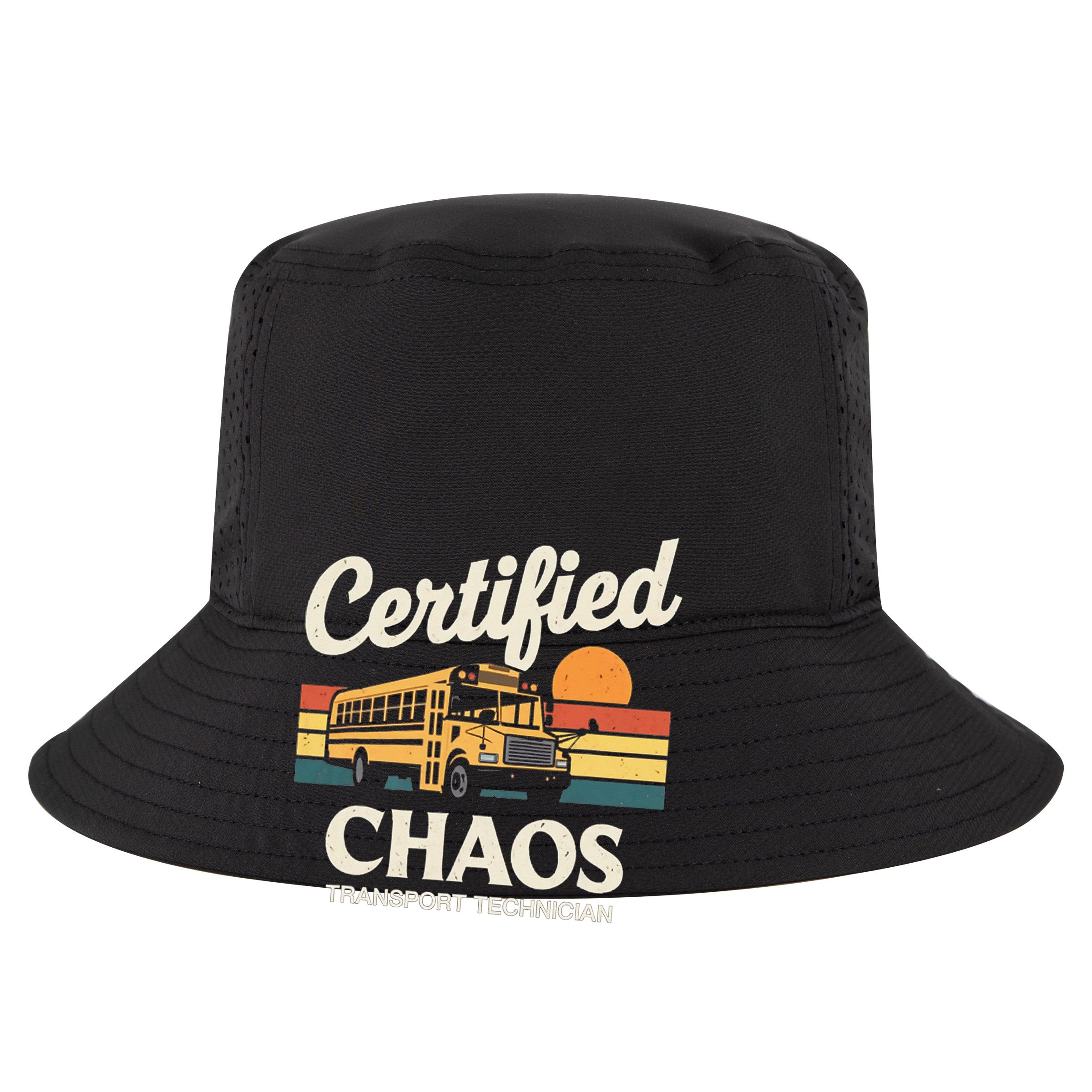 Certified Chaos Transport Technician School Bus Driver Zip Tote Bag