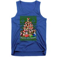 Chihuahua Christmas Tree Ugly Sweater Funny Gift Tank Top