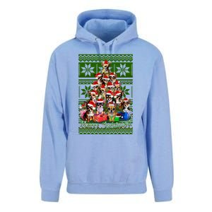 Chihuahua Christmas Tree Ugly Sweater Funny Gift Unisex Surf Hoodie