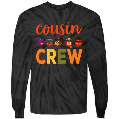 Cousin Crew Thanksgiving Tie-Dye Long Sleeve Shirt