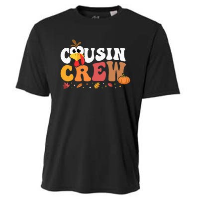 Cousin Crew Thanksgiving Family Matching Turkey Day Fall Cooling Performance Crew T-Shirt