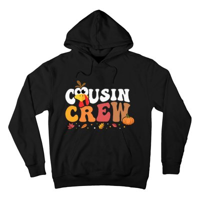 Cousin Crew Thanksgiving Family Matching Turkey Day Fall Hoodie