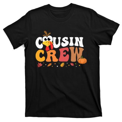 Cousin Crew Thanksgiving Family Matching Turkey Day Fall T-Shirt