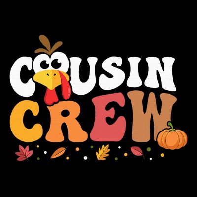 Cousin Crew Thanksgiving Family Matching Turkey Day Fall T-Shirt
