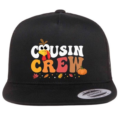 Cousin Crew Thanksgiving Family Matching Turkey Day Fall Flatbill Hat