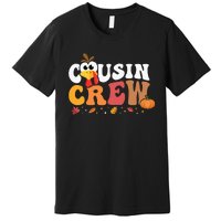 Cousin Crew Thanksgiving Family Matching Turkey Day Fall Premium T-Shirt