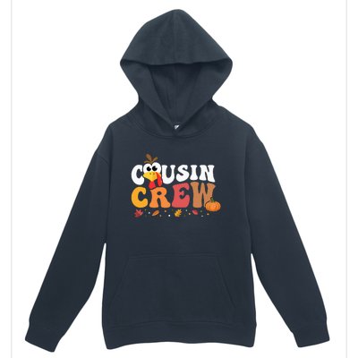 Cousin Crew Thanksgiving Family Matching Turkey Day Fall Urban Pullover Hoodie