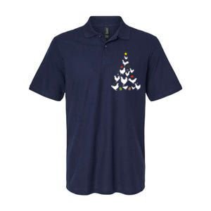 Chicken Christmas Tree Lights Love Chicken Farmer Xmas Cute Softstyle Adult Sport Polo