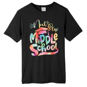 Cute Colorful Tie Dye Next Stop Middle School Tall Fusion ChromaSoft Performance T-Shirt