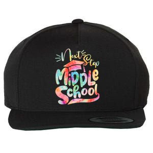 Cute Colorful Tie Dye Next Stop Middle School Wool Snapback Cap