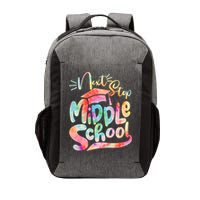 Cute Colorful Tie Dye Next Stop Middle School Vector Backpack