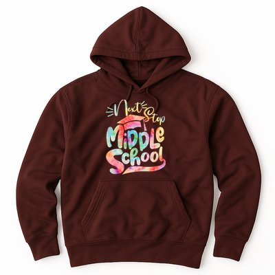 Cute Colorful Tie Dye Next Stop Middle School Hoodie