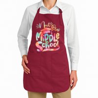 Cute Colorful Tie Dye Next Stop Middle School Apron