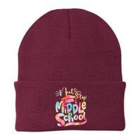 Cute Colorful Tie Dye Next Stop Middle School Beanie