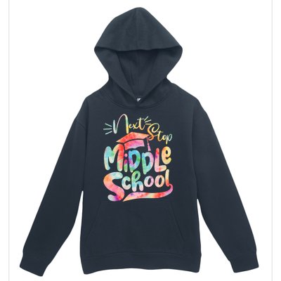 Cute Colorful Tie Dye Next Stop Middle School Urban Pullover Hoodie