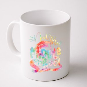 Cute Colorful Tie Dye Next Stop Middle School Coffee Mug