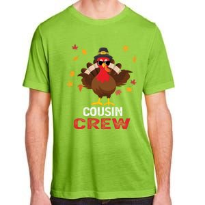 Cousin Crew Turkey Family Thanksgiving Pajamas Matching Gift Cute Gift Adult ChromaSoft Performance T-Shirt